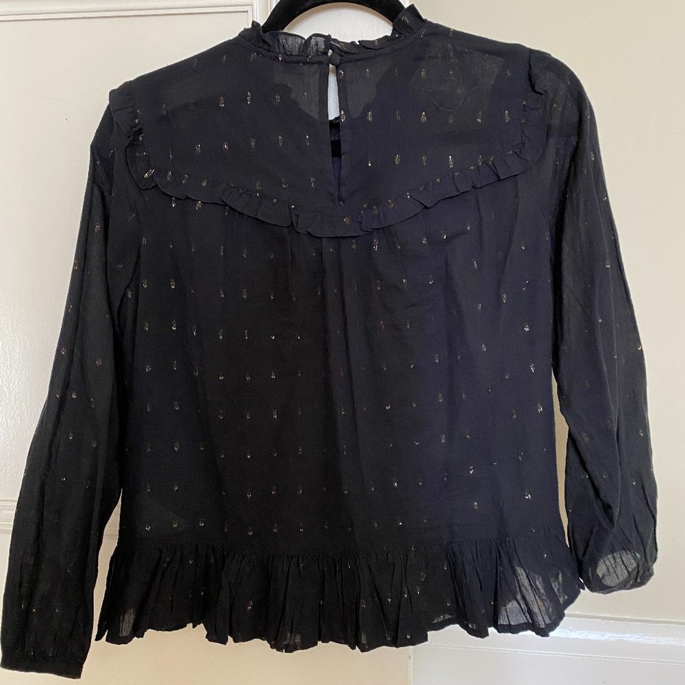 Navy Blouse - Picture 3 of 3
